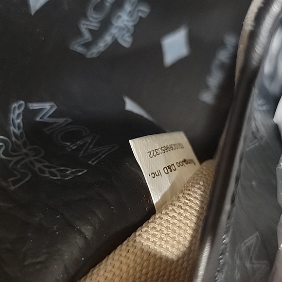 MCM Visetos EUC  Large Black Tote Bag - Picture 13 of 15